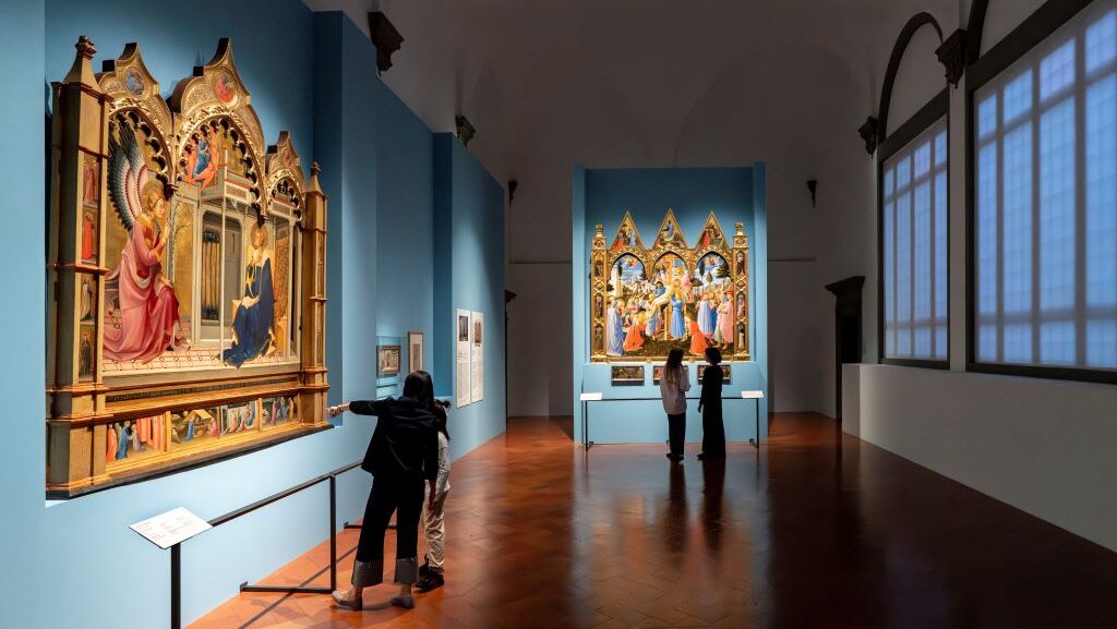 Firenze celebra il Beato Angelico: una sala della mostra