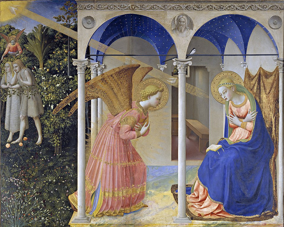 Firenze celebra il Beato Angelico: Beato Angelico, “L’Annunciazione”, tempera su tavola,
