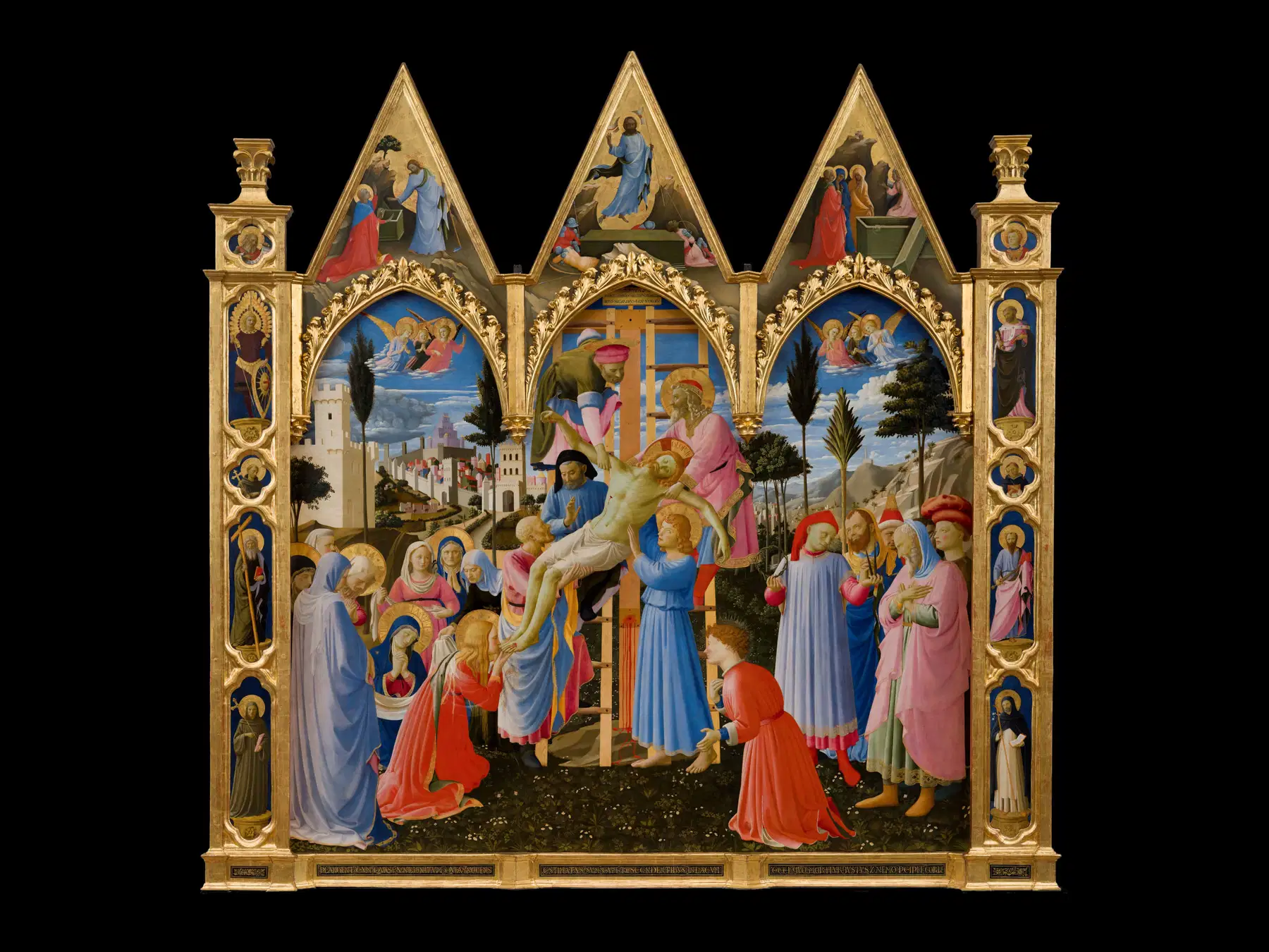Firenze celebra il Beato Angelico: Deposizione (1432-1434; tempera su tavola, Firenze, Museo Nazionale di San Marco
