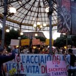 Un fotogramma di "Taranto chiama"