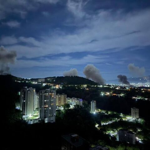 La capitale del Venezuela, Caracas, sotto attacco nella notte del 3 gennaio.