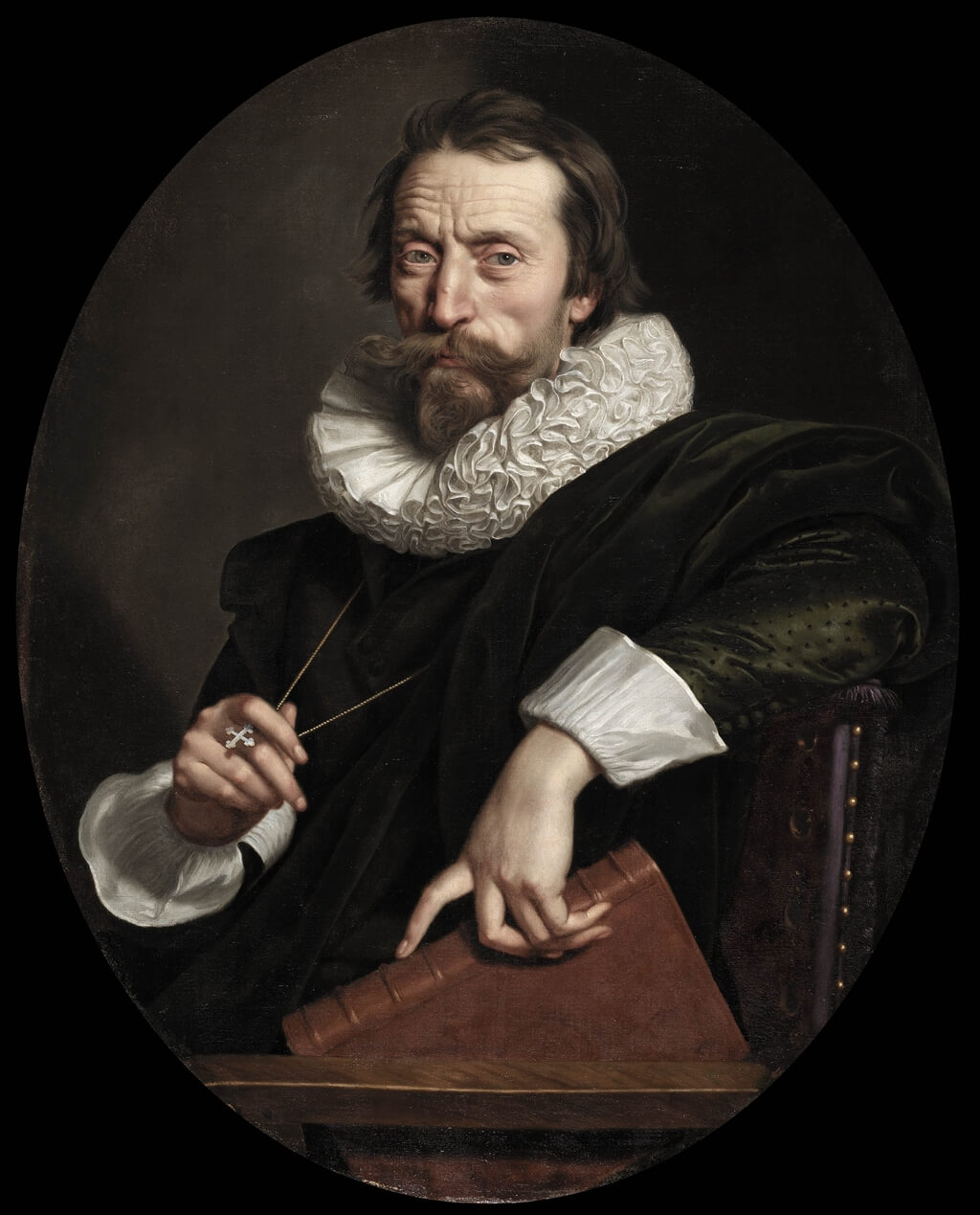 Frans Pourbus il Giovane, Ritratto di Giovan Battista Marino, ca. 1621, Detroit, Detroit Institute of Arts. VIA ABAROMAjpg