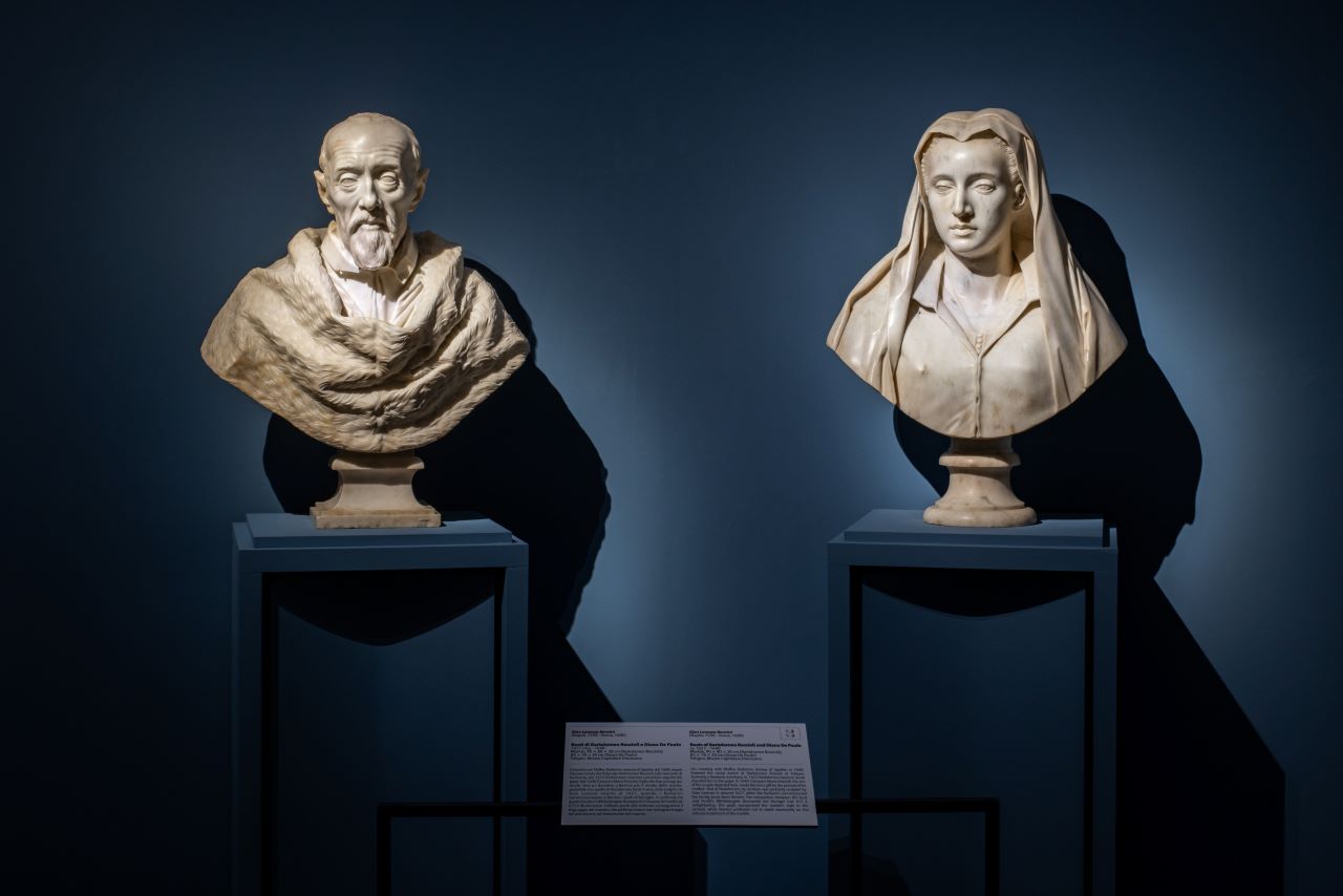 La sacra bellezza: a Roma Bernini e i Barberini, I busti di Bartolomeo Roscioli e Diana De Paulo