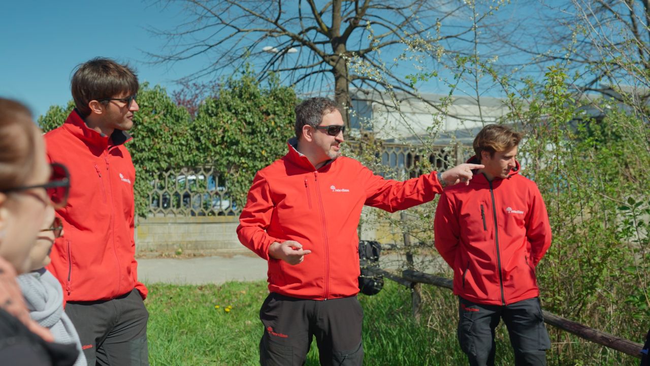 Paolo Viganò e il team Rete Clima
