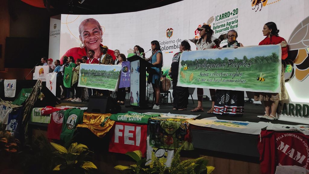 La terra contesa: un momentto della Conferenza Internazionale sulla Riforma Agraria e lo Sviluppo Rurale a Cartagena, in Colombia.