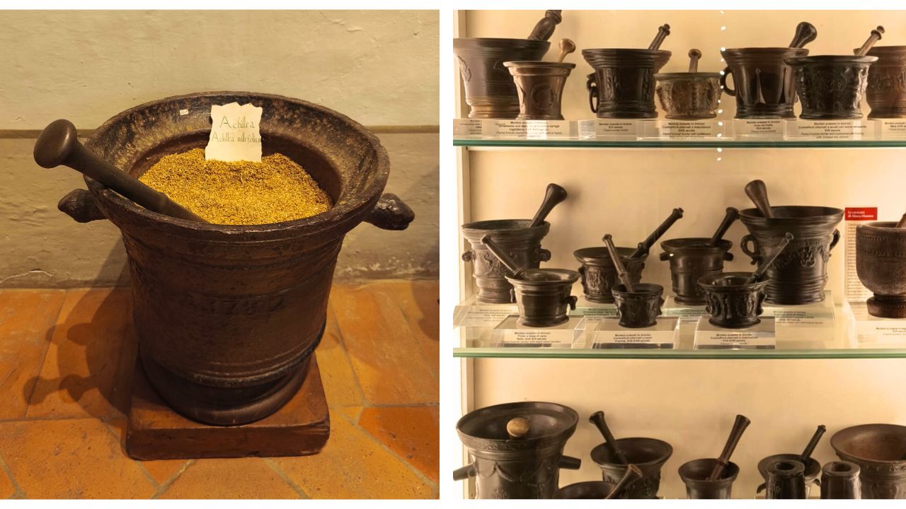 mortai presso Aboca museum