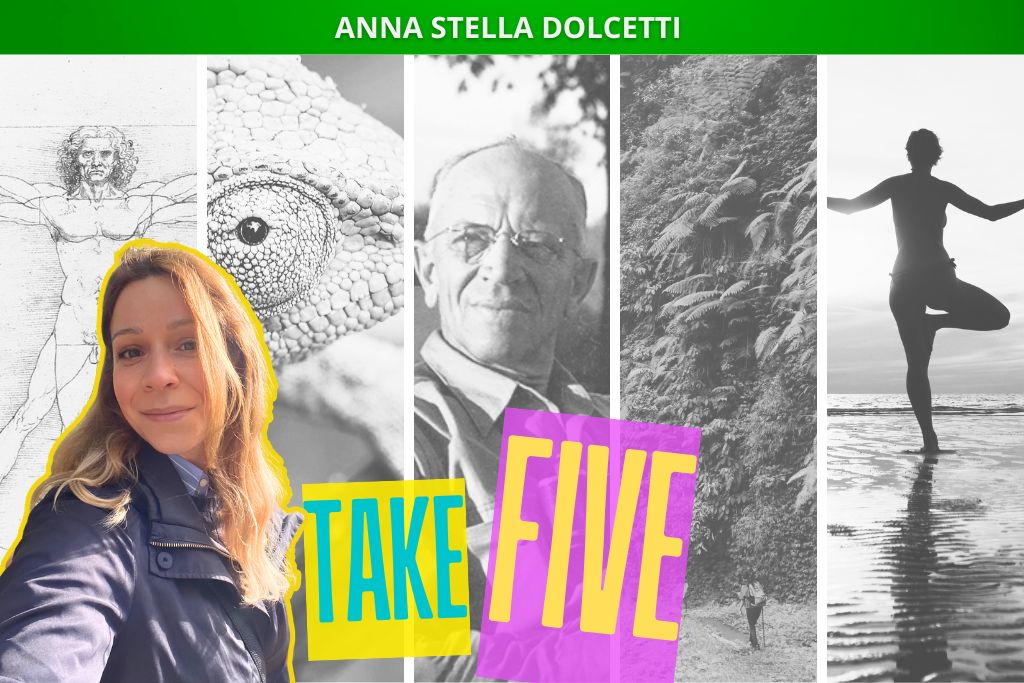 Take five: cinque falsi miti sulla natura, composizione grafica