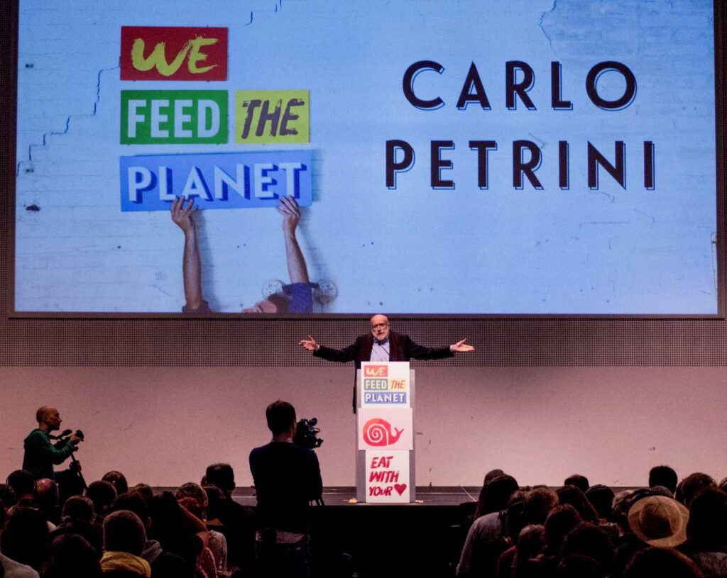 Carlin Petrini a "Terra Madre Youth", Milano. Expo 2015. Foto: SLow Food