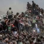 Emergenza umanitaria a Gaza © Saber Nuraldin, EPA Images. Finalista World Press Photo 2026