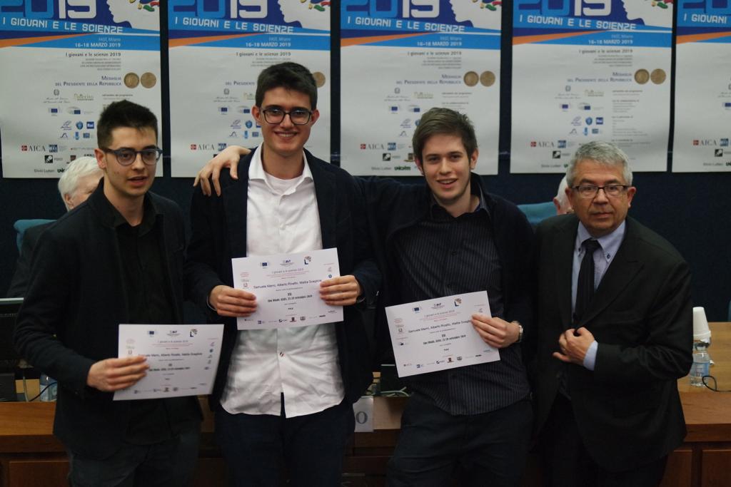 La premiazione dei ragazzi del liceo Cocito di Alba