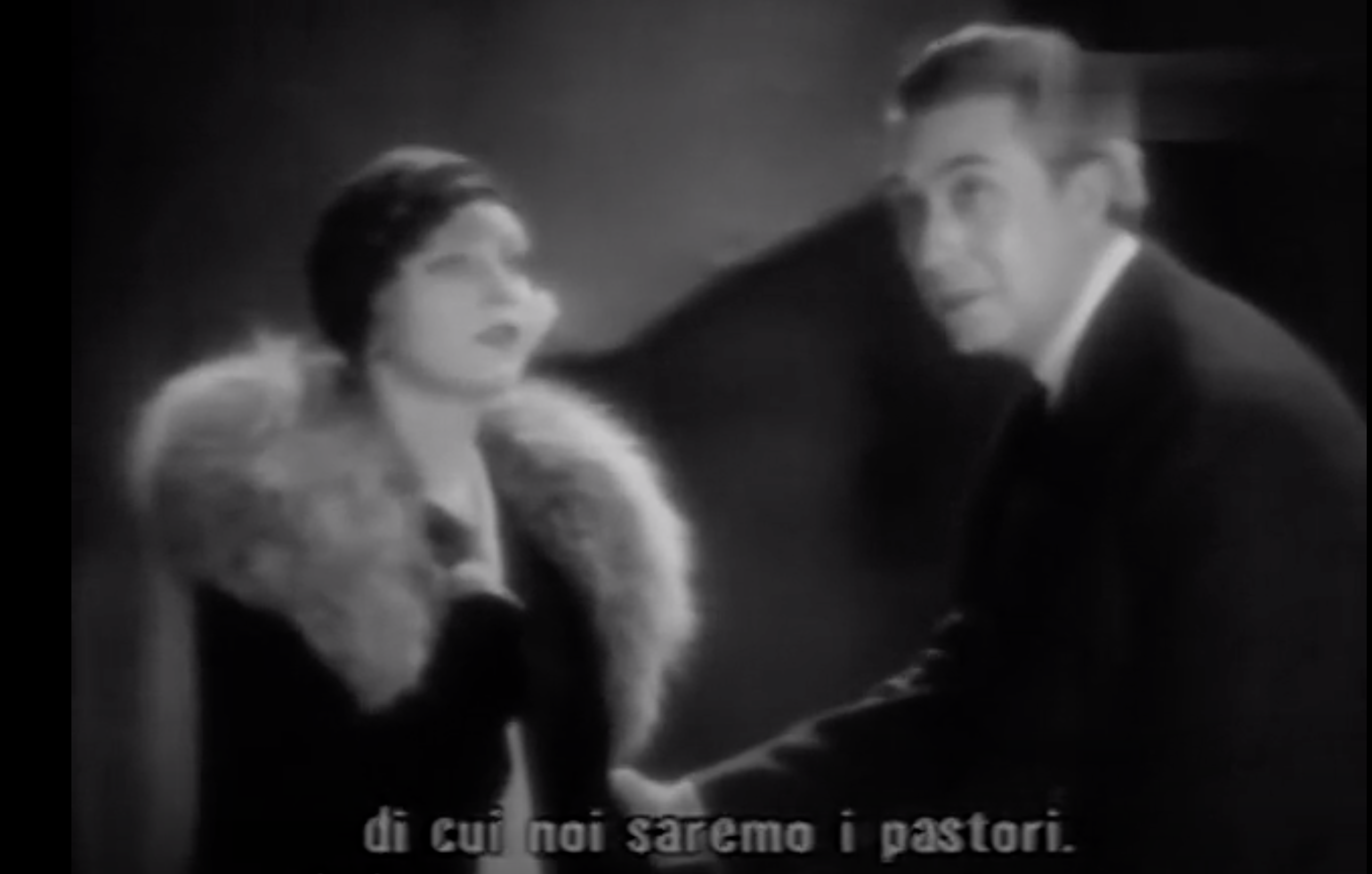 Abel Gance e Colette Darfeuil in una scena del film