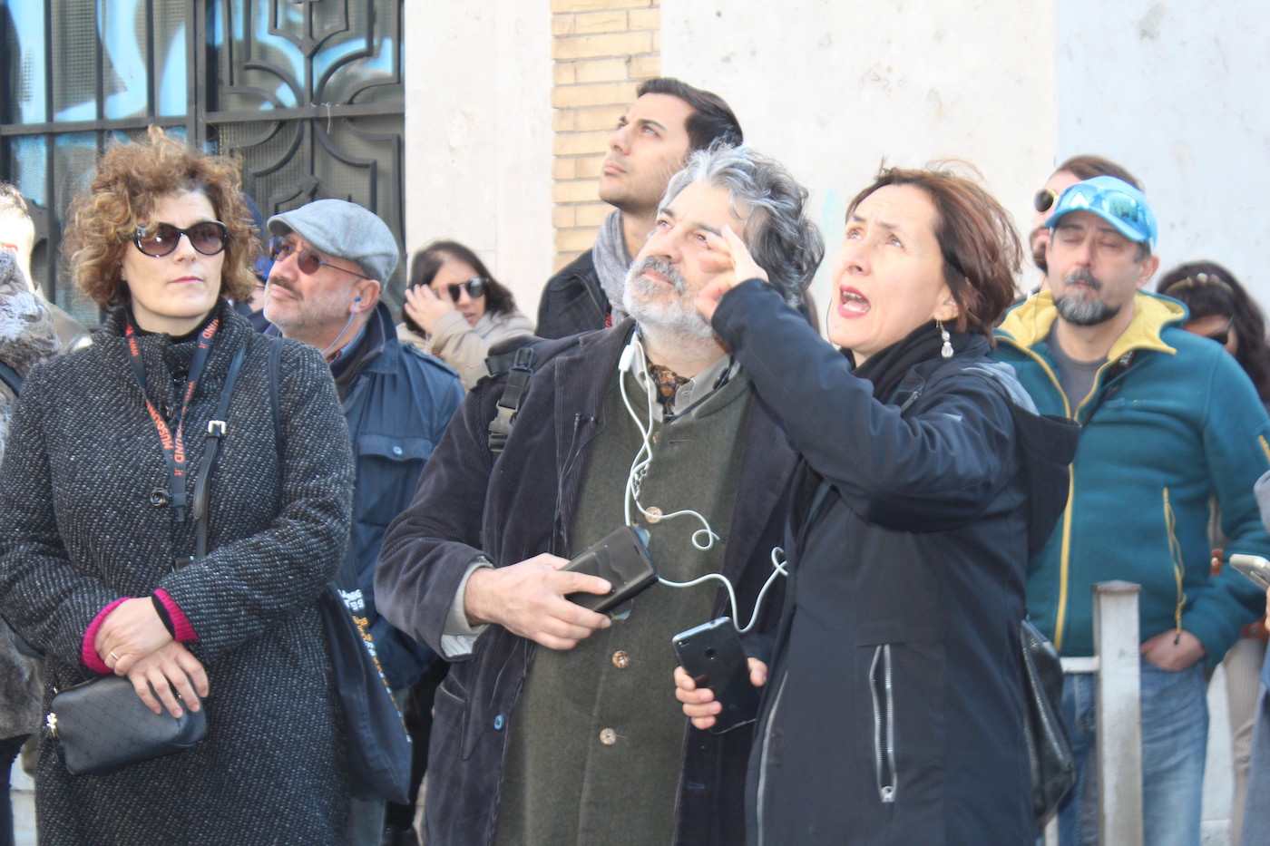 Carlo Infante durante uno dei Walkabout che conduce