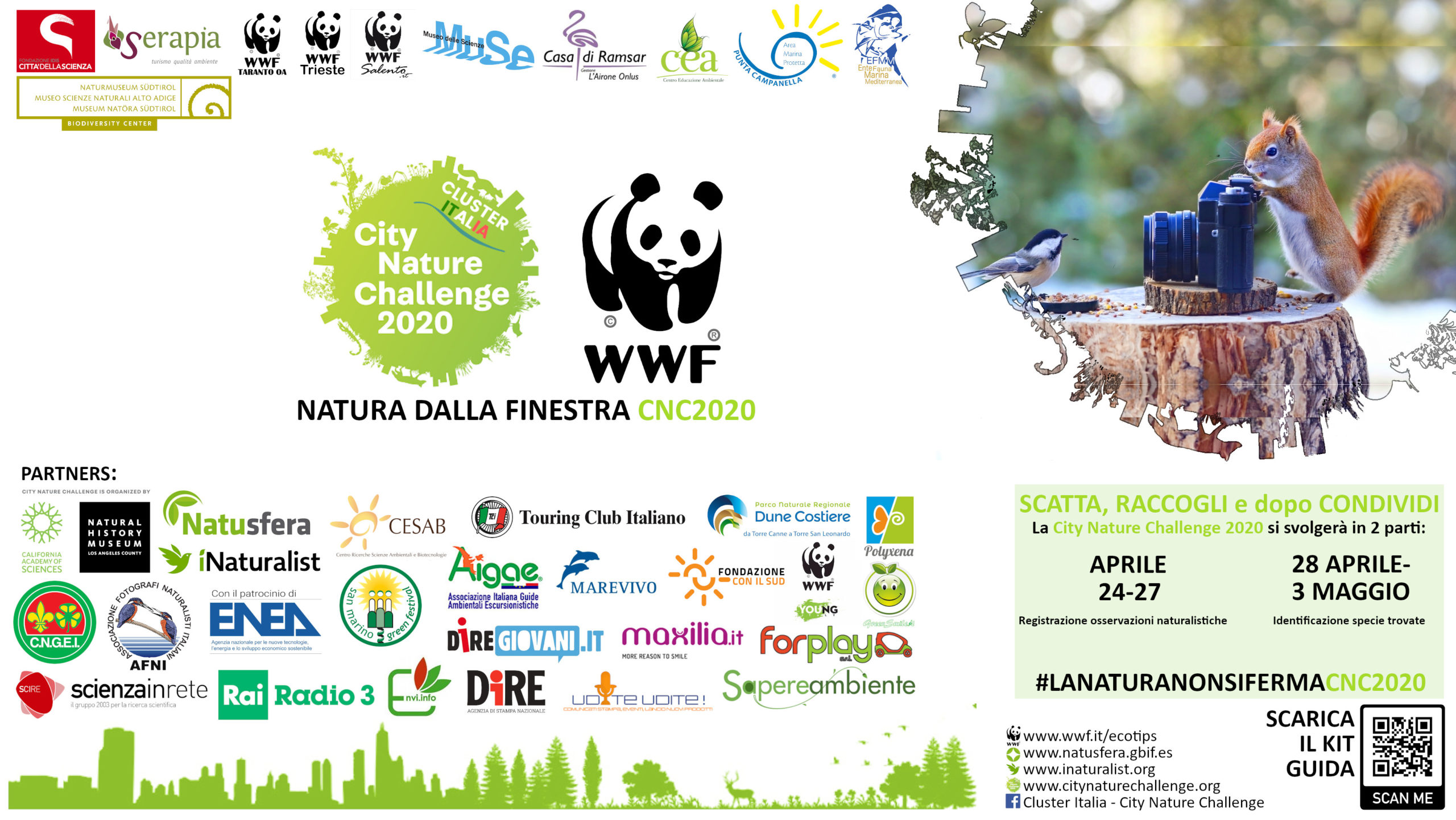 La locandina di Nature city challenge 2020