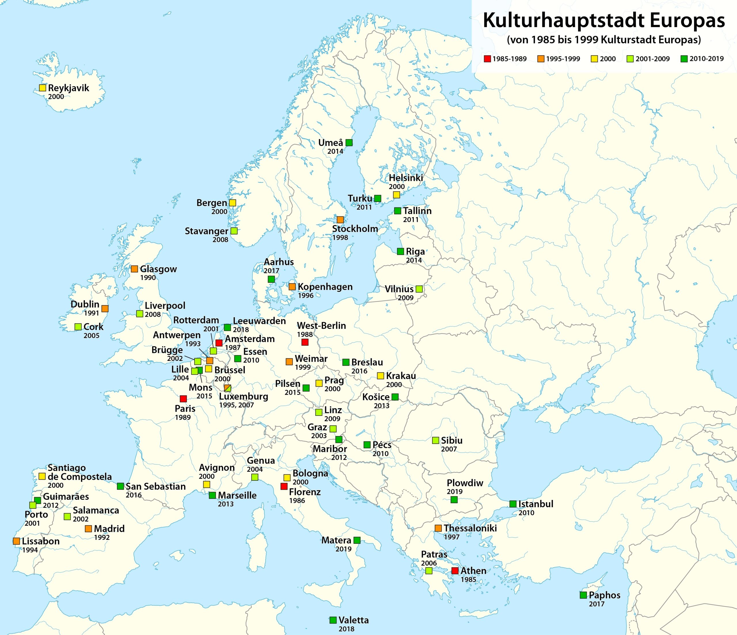 Mappa città capitale europea