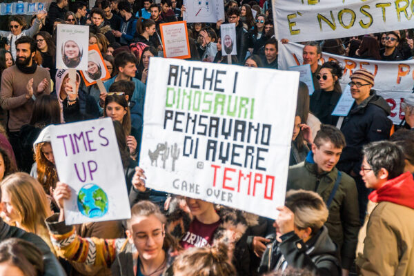 I ragazzi dei Fridays for Future italiani scendono in campo contro il Pnrr