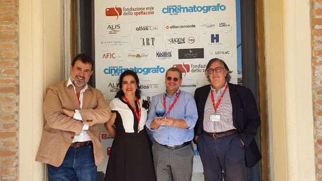 Marco Gisotti, Nevina Satta, Elio Pacilio e Bepi Vigna alla Green week del cinema