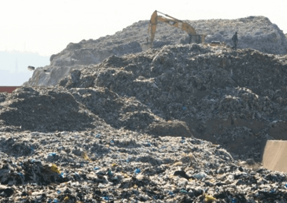 La ex montagna di rifiuti di Sidone