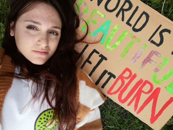 Martina Comparelli portavoce dei Fridays For Future Italia