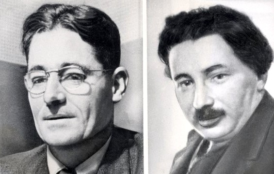 Howard Walter Florey e Ernst Boris Chain, con Fleming premi Nobel (1945) per la medicina 