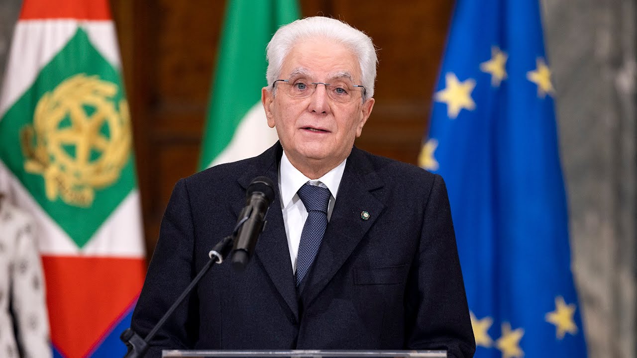 Il presidente della Repubblica, Sergio Mattarella