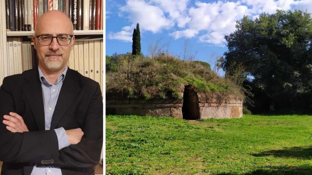 Vincenzo Bellelli, direttore del Parco Archeologico di Cerveteri e Tarquinia, nell'alto Lazio