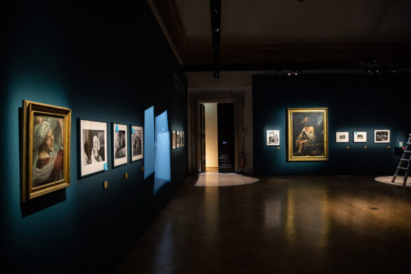 Una foto dell'allestimento della mostra dedicata a Pasolini, all'interno di Palazzo Barberini (Foto: Alberto Novelli)