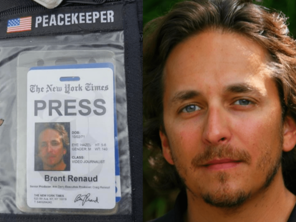 Brent Renaud, freelance americano. È stato il primo giornalista ucciso durante il conflitto in Ucraina