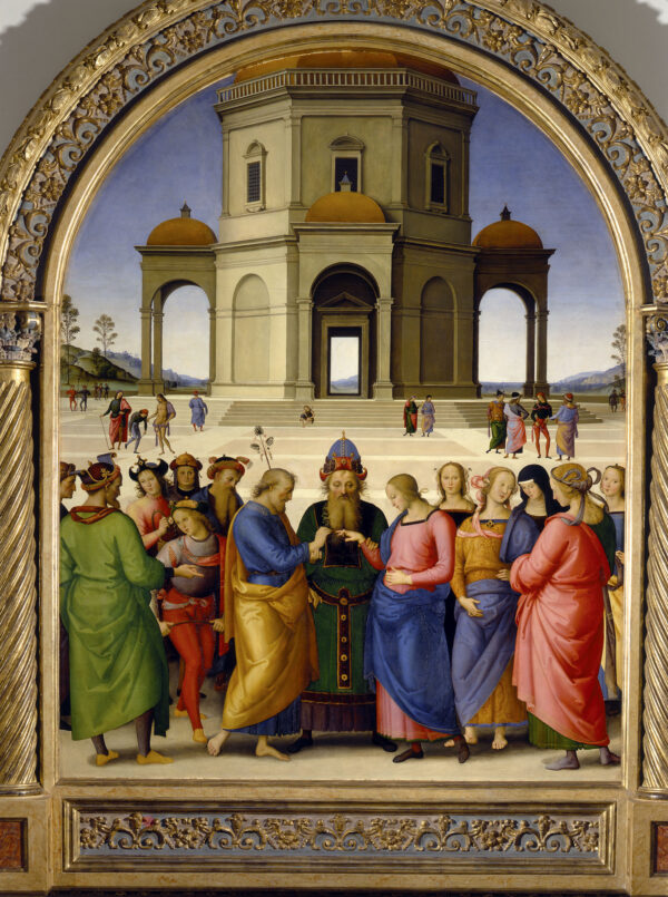 Lo Sposalizio della Vergine di Pietro Vannucci, detto il Perugino 