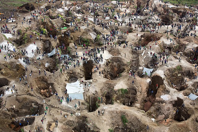 miniera di coltan in Congo